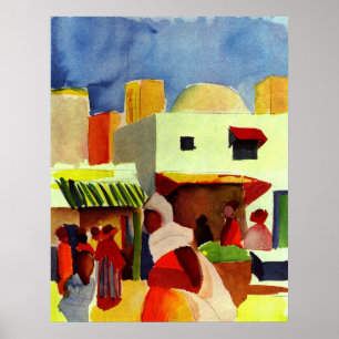 Markt Algier Poster