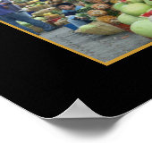 Markt - Antigua - Guatemala Poster (Hoek)