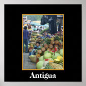 Markt - Antigua - Guatemala Poster (Voorkant)