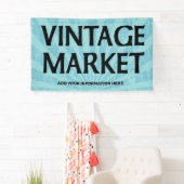 markt banner retro stralen (Insitu)
