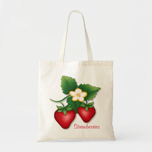 Markt Companion Aardbei Tote Bag (Voorkant)