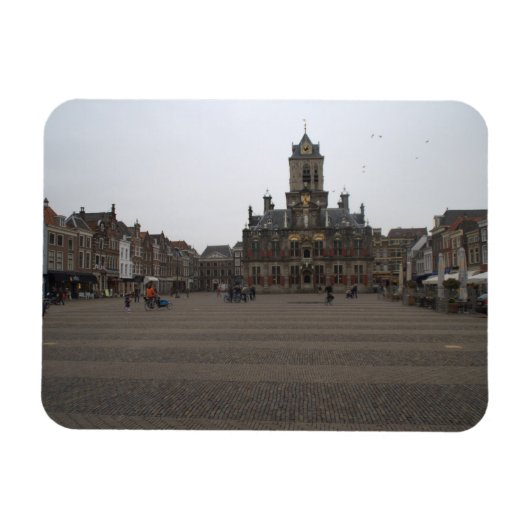 Markt, Delft Magneet (Horizontaal)