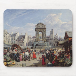 Markt en fontein van de instrumenten muismat