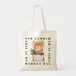 Markt, groente en fruit Eco Girl Plant Lover Tote Bag