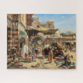 Markt in Jaffa | Gustav Bauernfeind | Legpuzzel (Horizontaal)