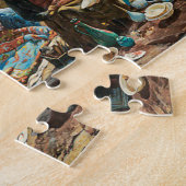 Markt in Jaffa | Gustav Bauernfeind | Legpuzzel (Zijkant)