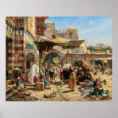 Markt in Jaffa | Gustav Bauernfeind | Poster (Voorkant)