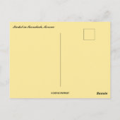 Markt in Marrakech Marokko Briefkaart (Achterkant)