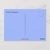 Markt in Singapore Briefkaart (Achterkant)