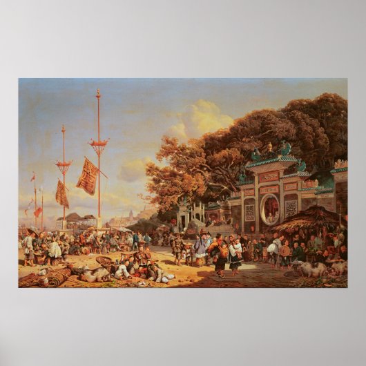 Markt Macau Poster (Voorkant)