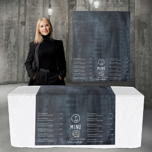 Markt Pop-Up Shop Restaurant Eten Menu Prijslijst Wandkleed