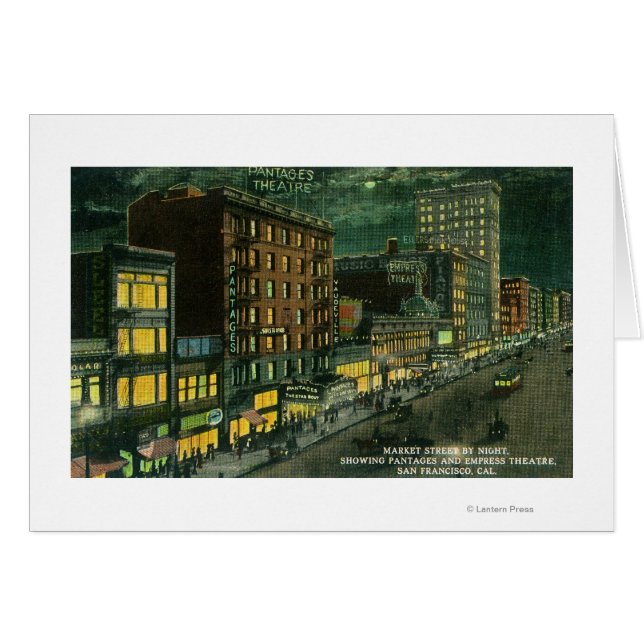 Markt 's nachts, Pantages, Empress Theater (Voorkant Horizontaal)