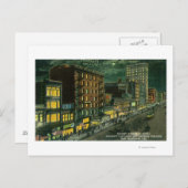 Markt 's nachts, Pantages, Empress Theater Briefkaart (Voorkant / Achterkant)