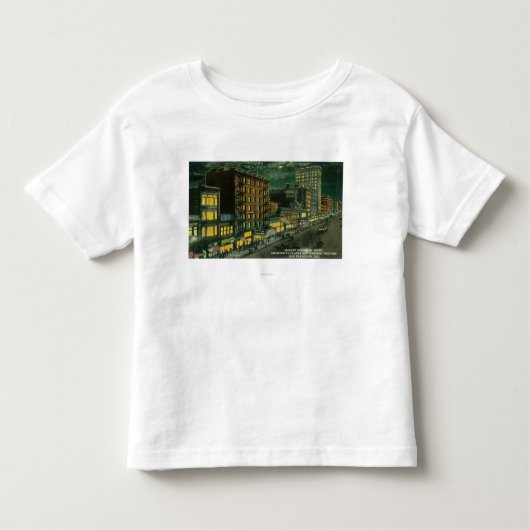 Markt 's nachts, Pantages, Empress Theater Kinder Shirts (Voorkant)