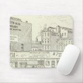 Markt, Sacramento en California North Side Muismat (Met muis)