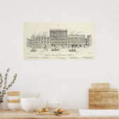 Markt South Side Beale en Fremont Poster (Keuken)