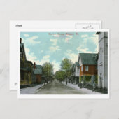 Markt St., Bangor, PA Vintage Briefkaart (Voorkant / Achterkant)