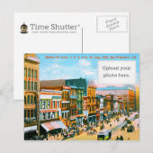 Markt St. betw. 3d en 4e St. Briefkaart (Voorkant / Achterkant)