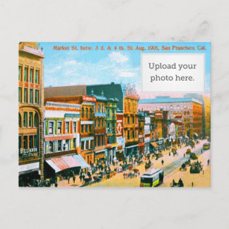 Markt St. betw. 3d en 4e St. Briefkaart