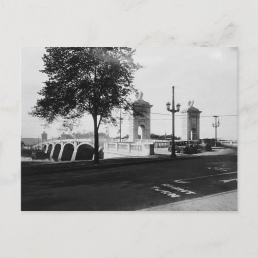 Markt St. Bridge Wilkes-Barre Pa. Briefkaart (Voorkant)