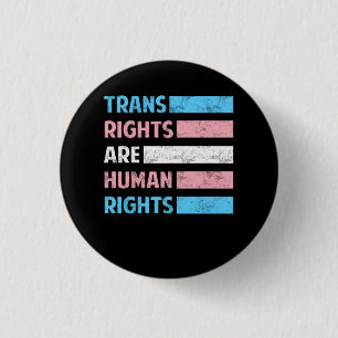 Markt Trans Rights is Mensenrechten LGBT-gemeensch Ronde Button 3,2 Cm