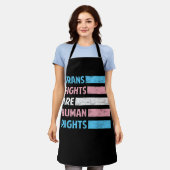 Markt Trans Rights is Mensenrechten LGBT-gemeensch Schort (Gedragen)