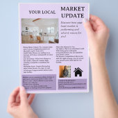 Markt Update Vastgoed Door Knocking Flyer (Hand)