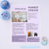 Markt Update Vastgoed Door Knocking Flyer (Enkel)
