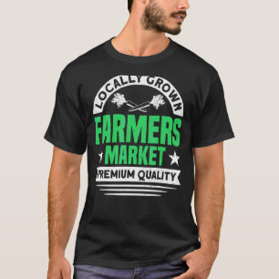 Markt van de boerderij Plaatselijke plaatselijke l T-shirt