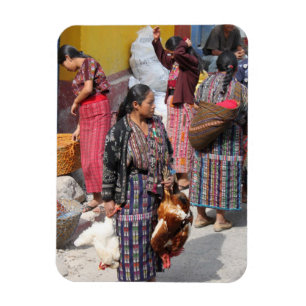 Markt van Midden-Amerika - Guatemala-markt Magneet