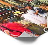 Markt van San Miguel in Madrid. Poster (Hoek)