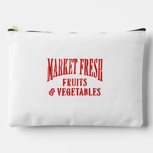 Markt Vers Fruit en Groente Print Cut Sew Bag Etui (Voorkant)