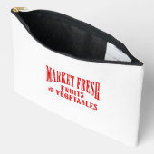 Markt Vers Fruit en Groente Print Cut Sew Bag Etui (Open)