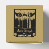 markt voor ahornstroop bedankdoosjes (Bovenkant)