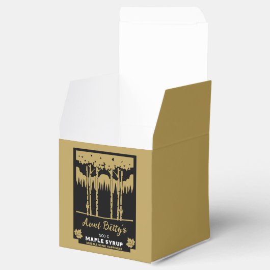 markt voor ahornstroop bedankdoosjes (Geopend)