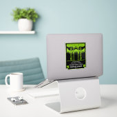 markt voor ahornstroop sticker (Laptop op bureau)
