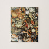 Markt voor groenten en fruit legpuzzel (Verticaal)