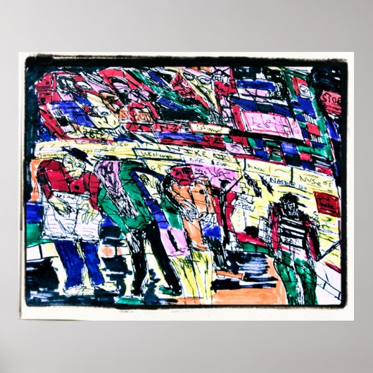 markt voor monsters poster (Voorkant)