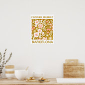 markt voor ventilatoren Barcelona Poster (Keuken)