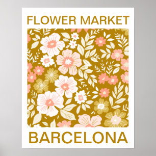  markt voor ventilatoren Barcelona Poster