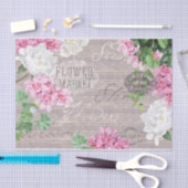  markt voor verse houtproducten Rustisch ontspring Tissuepapier (Craft)