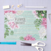  markt voor verse houtproducten Rustisch ontspring Tissuepapier (Craft)