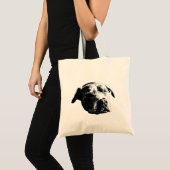 Markt wandeling, rustige vriend tote bag (Voorkant (product))