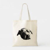Markt wandeling, rustige vriend tote bag (Achterkant)
