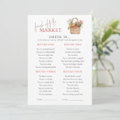 Markt zou ze liever Vrijgezellenfeest spel Kaart (Staand voorkant)