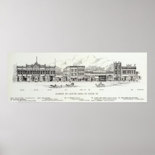 Markt Zuidzijde 6e 2 Poster