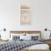 Marktaansluiting, aanpak Twin Peaks Canvas Afdruk (Insitu (Slaapkamer))