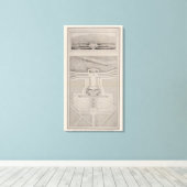 Marktaansluiting, aanpak Twin Peaks Canvas Afdruk (Insitu (Houten vloer))