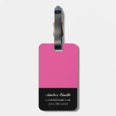 Marktbewegingen II Bagagelabel (Achterkant verticaal)