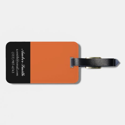 Marktbewegingen III Bagagelabel (Achterkant horizontaal)